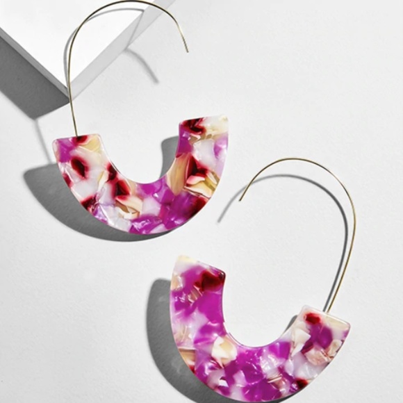 Indian Way Co Jewelry - Bauble Bar Style Faidra Pink Drop Earrings NEW